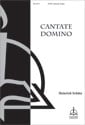 Cantate Domino SATB choral sheet music cover Thumbnail